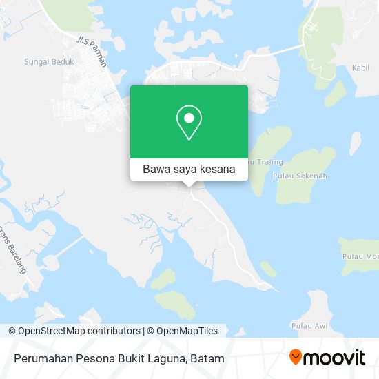 Peta Perumahan Pesona Bukit Laguna