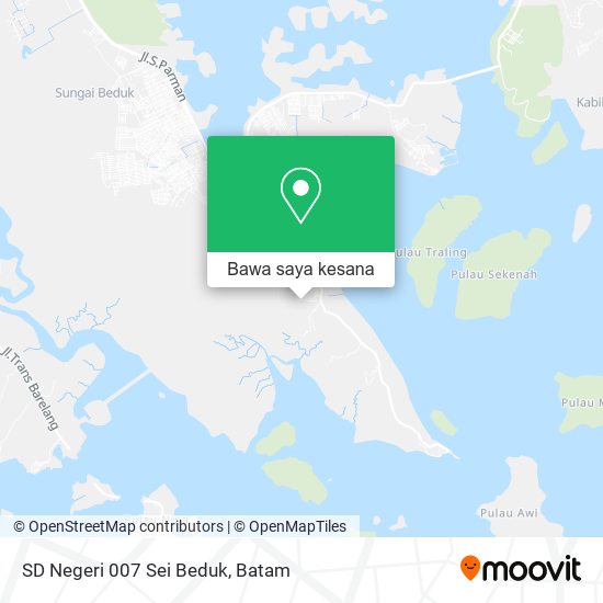 Peta SD Negeri 007 Sei Beduk