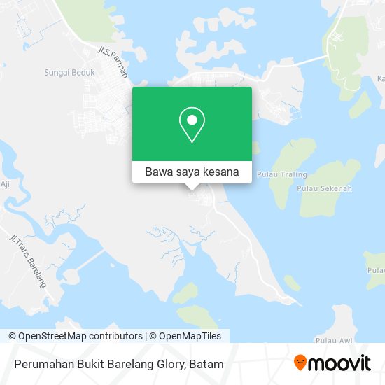 Peta Perumahan Bukit Barelang Glory