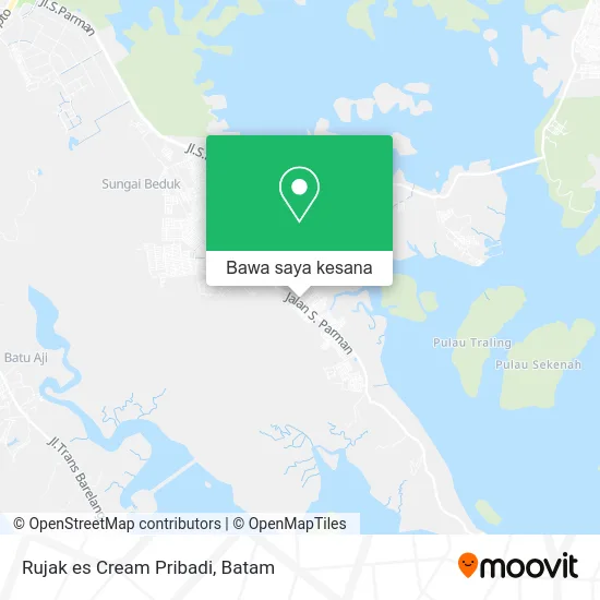 Peta Rujak es Cream Pribadi