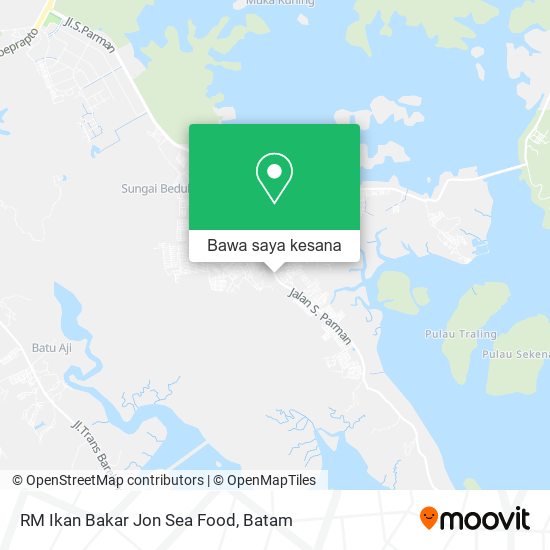 Peta RM Ikan Bakar Jon Sea Food