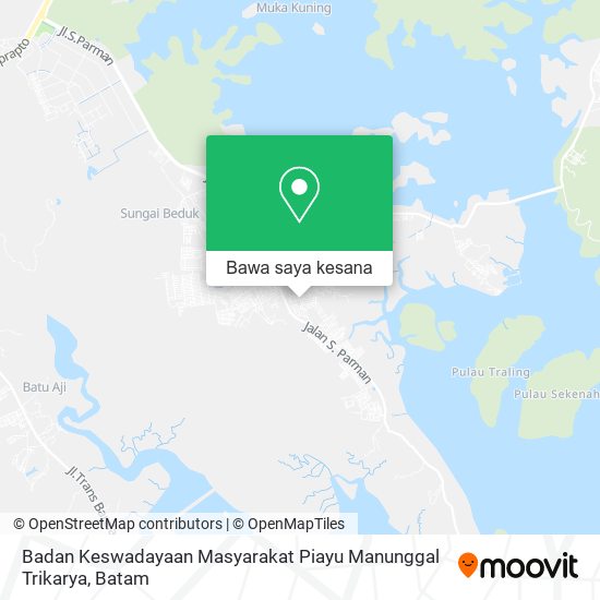 Peta Badan Keswadayaan Masyarakat Piayu Manunggal Trikarya