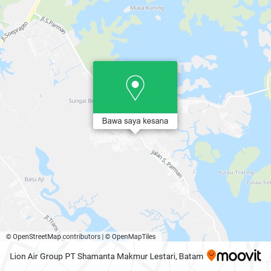 Peta Lion Air Group PT Shamanta Makmur Lestari