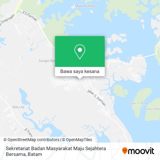 Peta Sekretariat Badan Masyarakat Maju Sejahtera Bersama