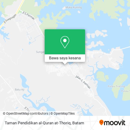 Peta Taman Pendidikan al-Quran at-Thoriq