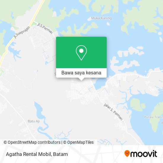 Peta Agatha Rental Mobil