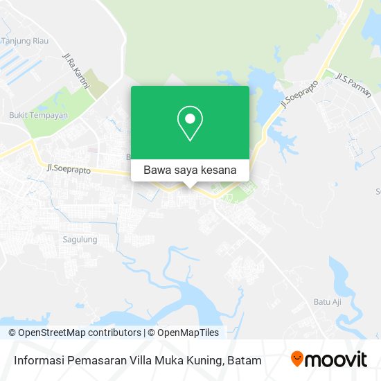 Peta Informasi Pemasaran Villa Muka Kuning