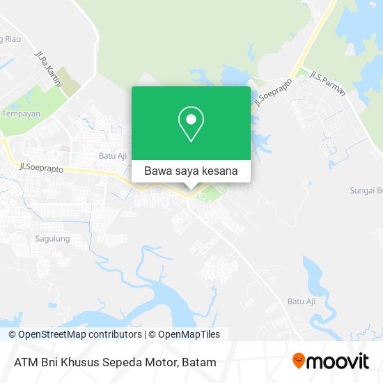 Peta ATM Bni Khusus Sepeda Motor