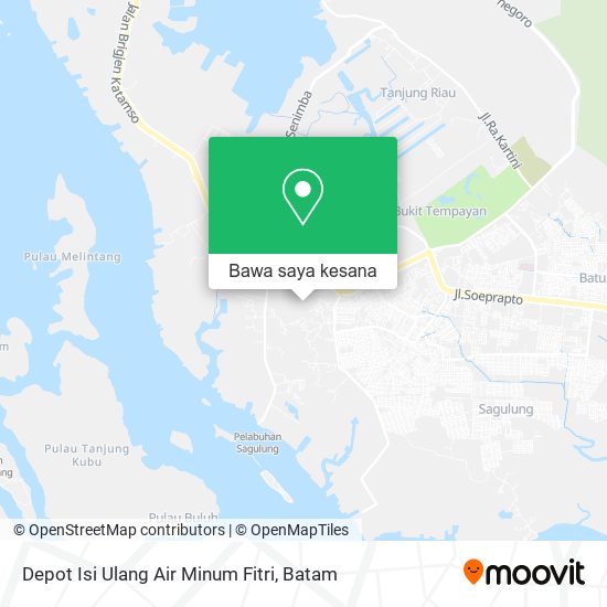 Peta Depot Isi Ulang Air Minum Fitri