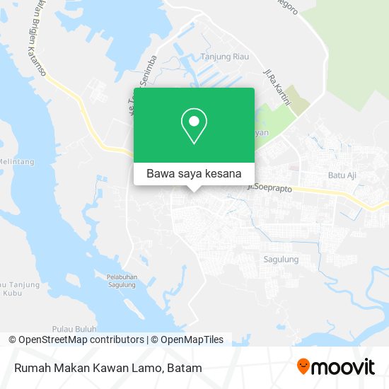 Peta Rumah Makan Kawan Lamo