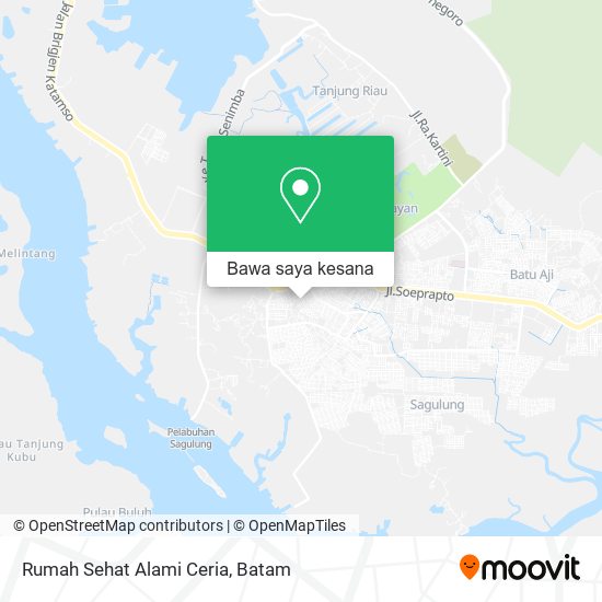 Peta Rumah Sehat Alami Ceria