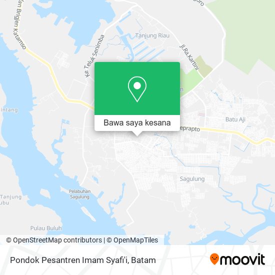 Peta Pondok Pesantren Imam Syafi'i