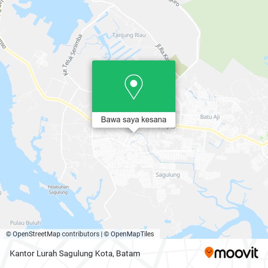 Peta Kantor Lurah Sagulung Kota