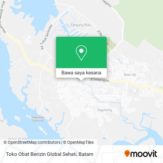 Peta Toko Obat Berizin Global Sehati