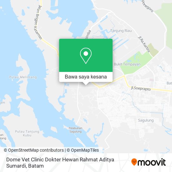 Peta Dome Vet Clinic Dokter Hewan Rahmat Aditya Sumardi