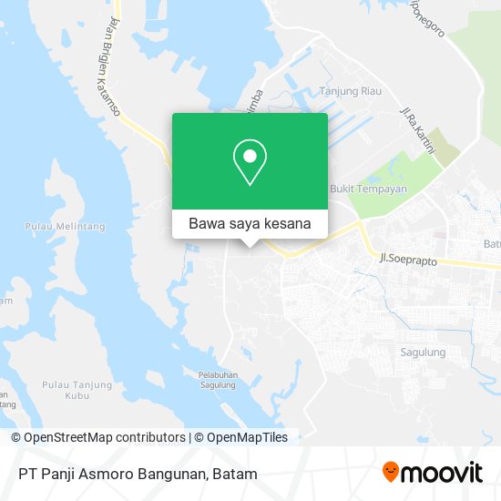 Peta PT Panji Asmoro Bangunan