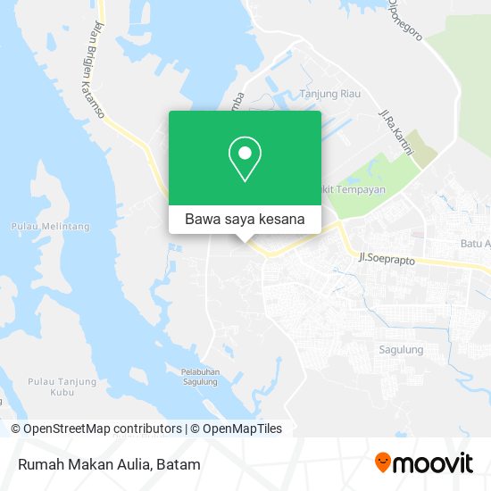 Peta Rumah Makan Aulia