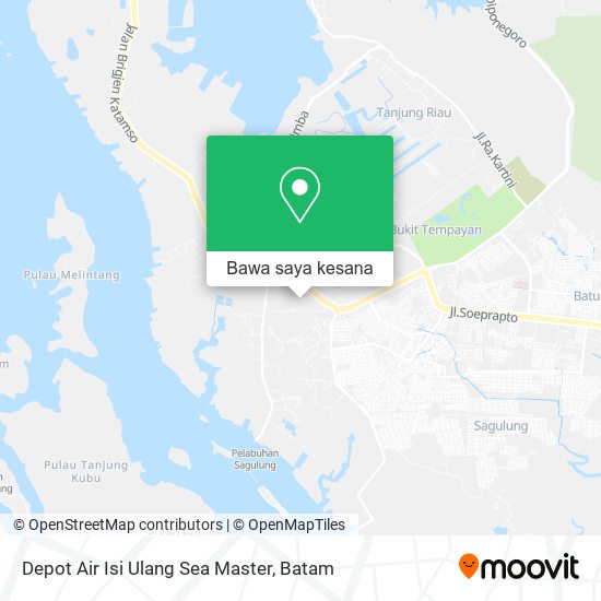 Peta Depot Air Isi Ulang Sea Master
