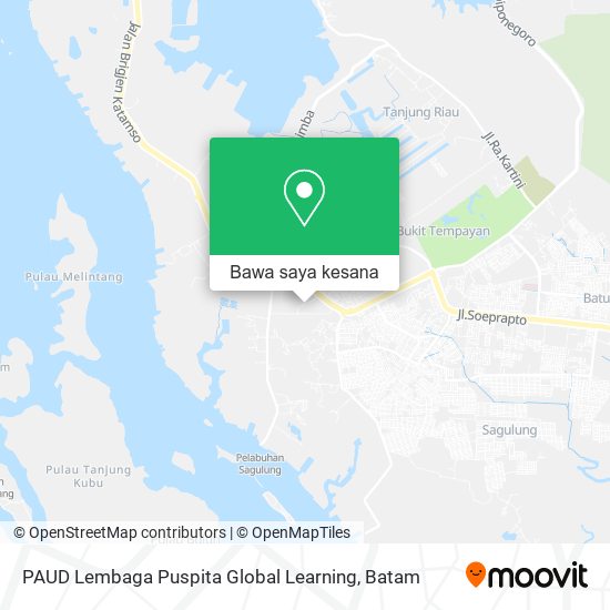 Peta PAUD Lembaga Puspita Global Learning