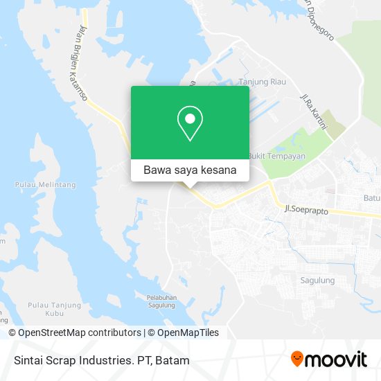 Peta Sintai Scrap Industries. PT