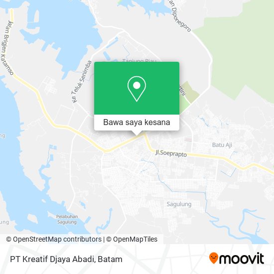 Peta PT Kreatif Djaya Abadi
