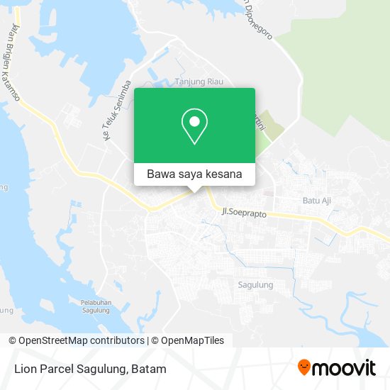 Peta Lion Parcel Sagulung