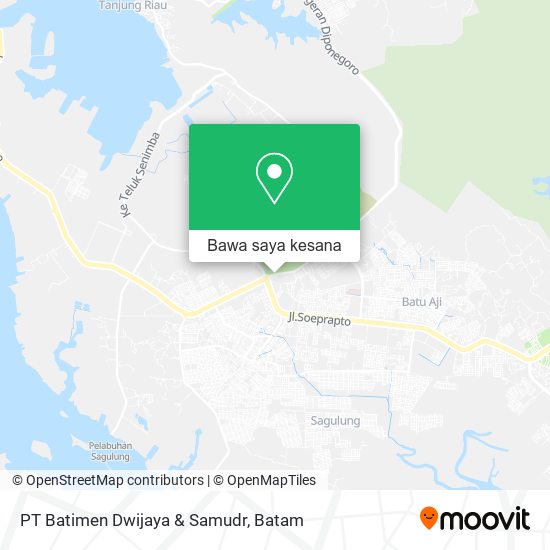 Peta PT Batimen Dwijaya & Samudr