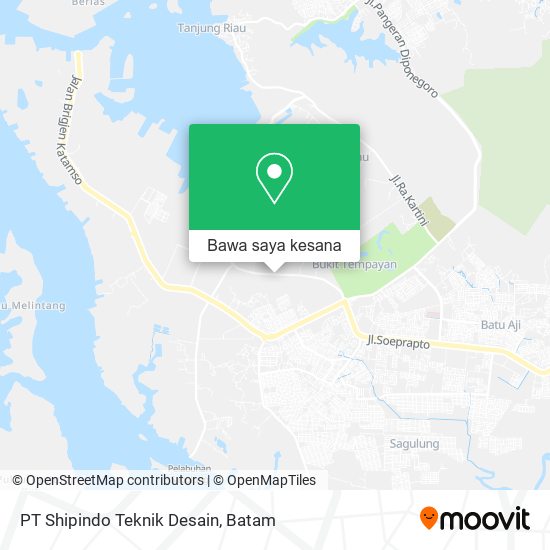 Peta PT Shipindo Teknik Desain
