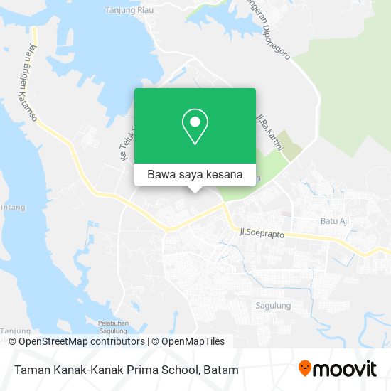 Peta Taman Kanak-Kanak Prima School