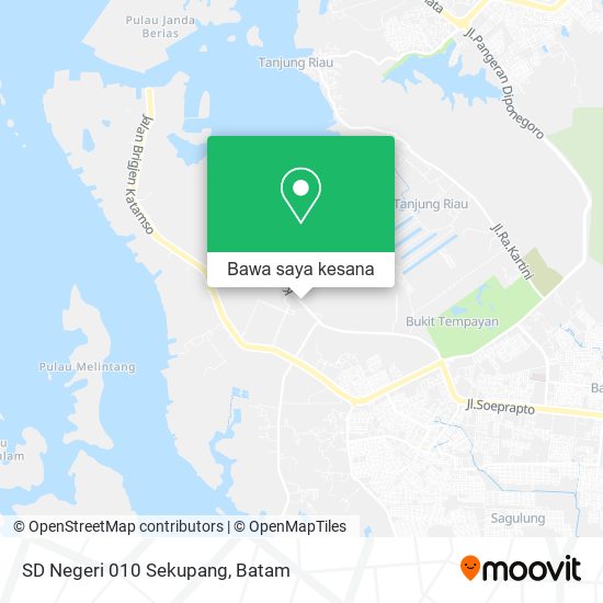 Peta SD Negeri 010 Sekupang