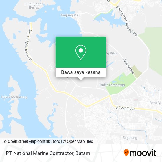 Peta PT National Marine Contractor