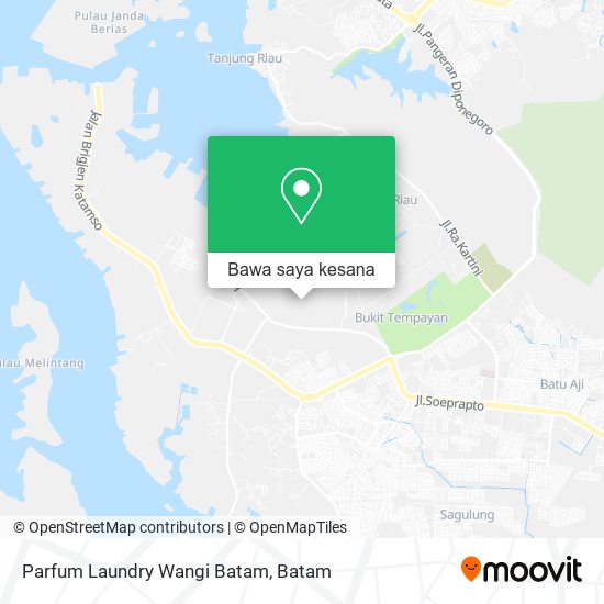 Peta Parfum Laundry Wangi Batam