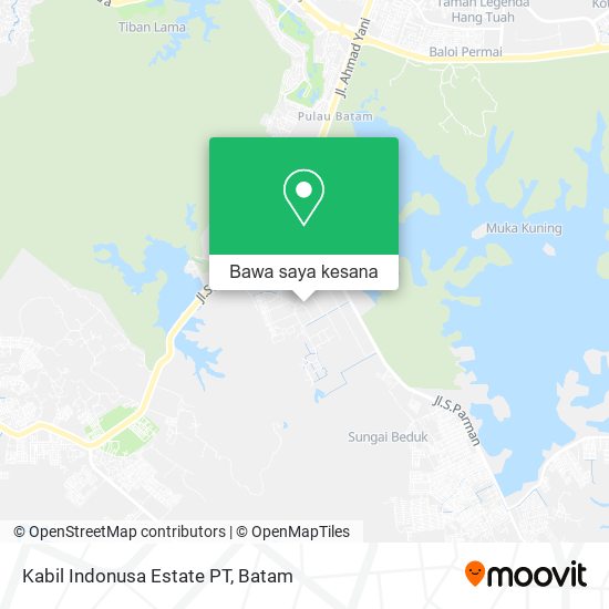 Peta Kabil Indonusa Estate PT
