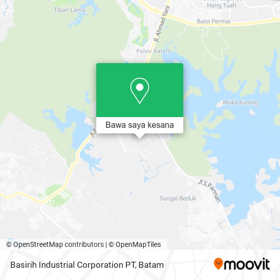 Peta Basirih Industrial Corporation PT