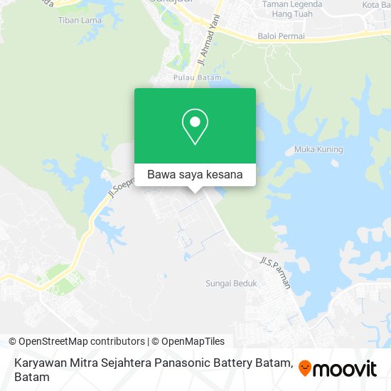 Peta Karyawan Mitra Sejahtera Panasonic Battery Batam