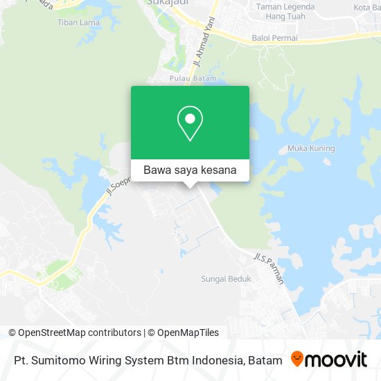 Peta Pt. Sumitomo Wiring System Btm Indonesia