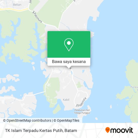 Peta TK Islam Terpadu Kertas Putih