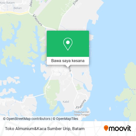 Peta Toko Almunium&Kaca Sumber Urip