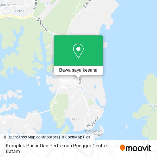 Peta Komplek Pasar Dan Pertokoan Punggur Centre