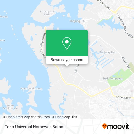 Peta Toko Universal Homewar