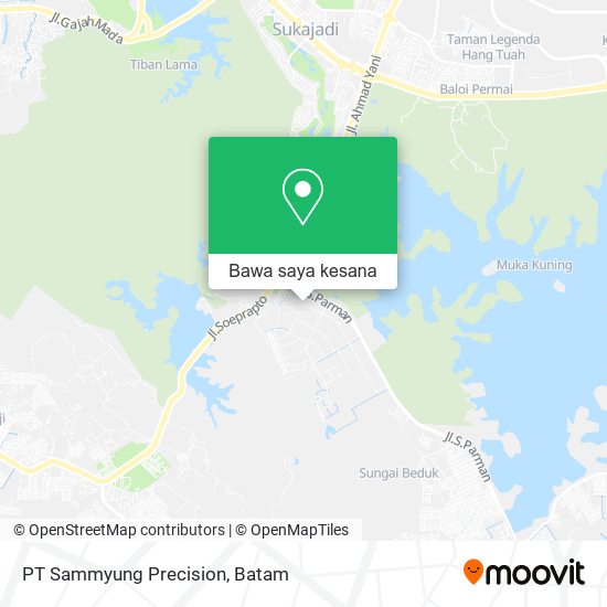 Peta PT Sammyung Precision