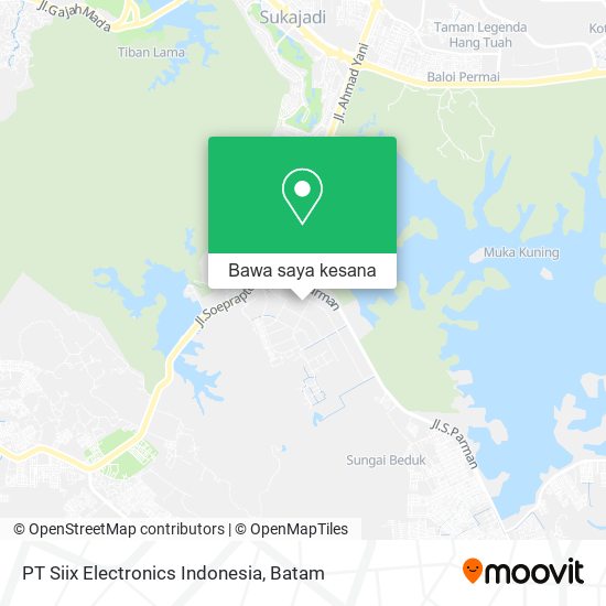 Peta PT Siix Electronics Indonesia