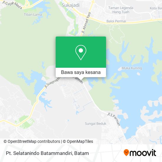 Peta Pt. Selatanindo Batammandiri