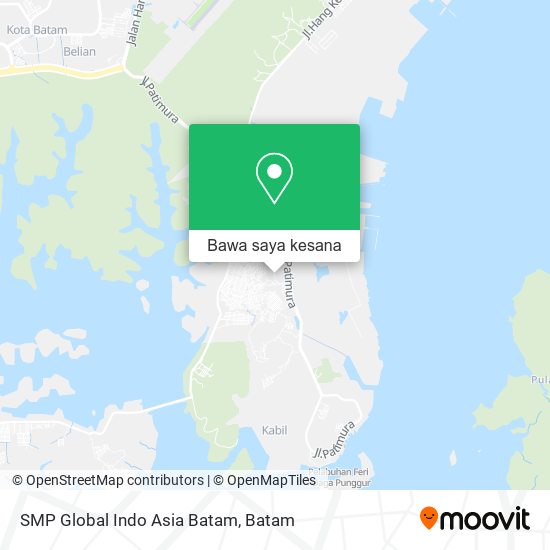 Peta SMP Global Indo Asia Batam