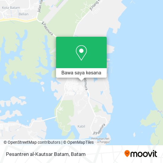 Peta Pesantren al-Kautsar Batam