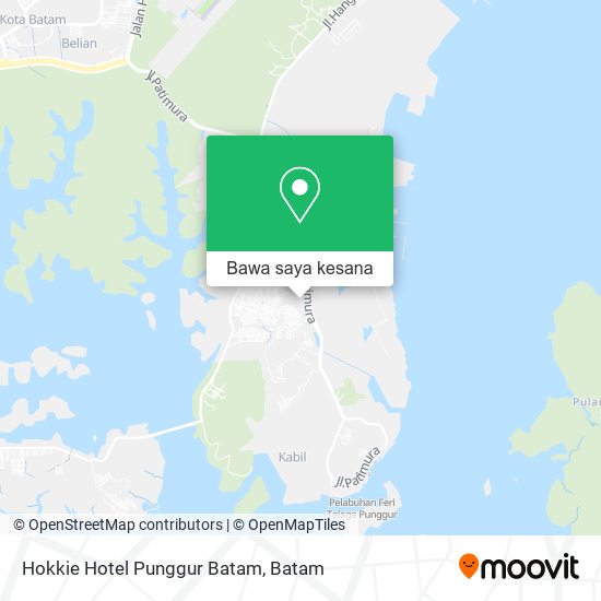 Peta Hokkie Hotel Punggur Batam