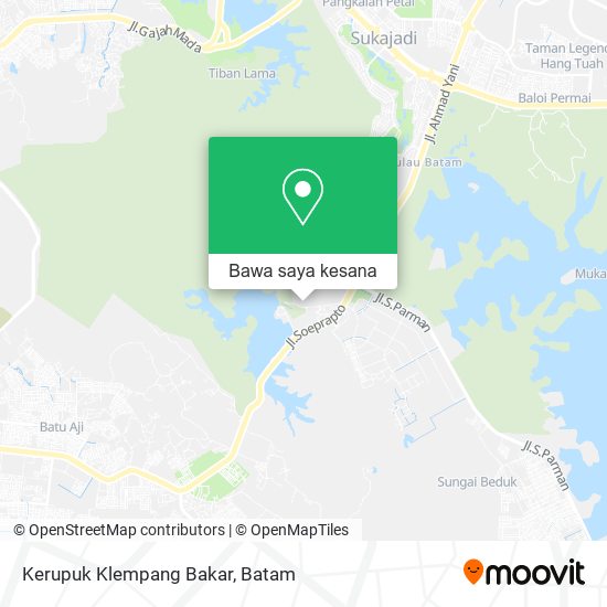 Peta Kerupuk Klempang Bakar