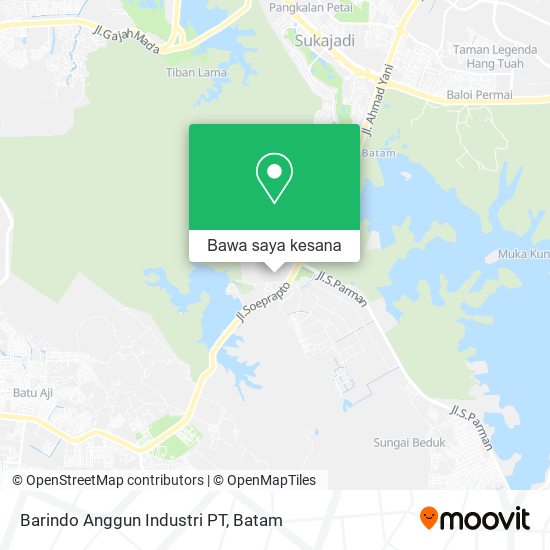 Peta Barindo Anggun Industri PT