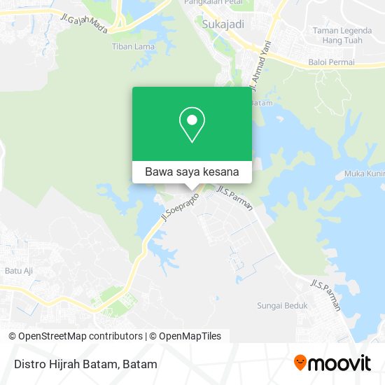 Peta Distro Hijrah Batam