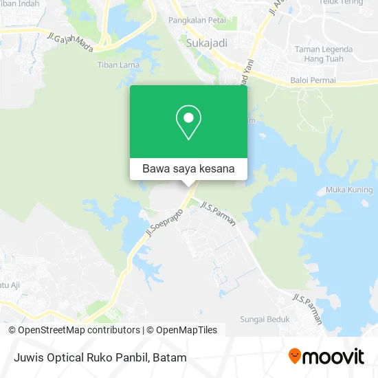 Peta Juwis Optical Ruko Panbil